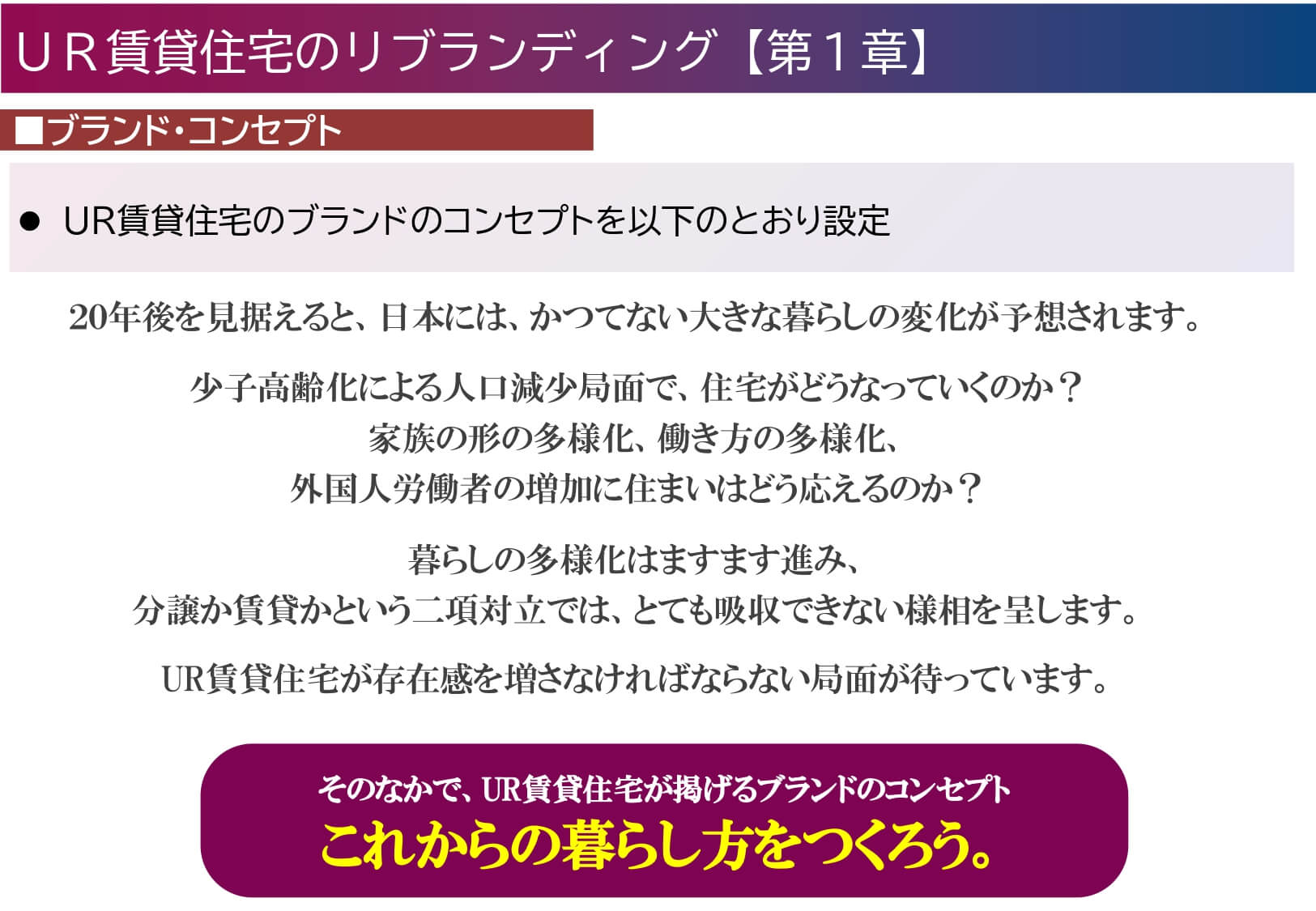 ブランド・コンセプト